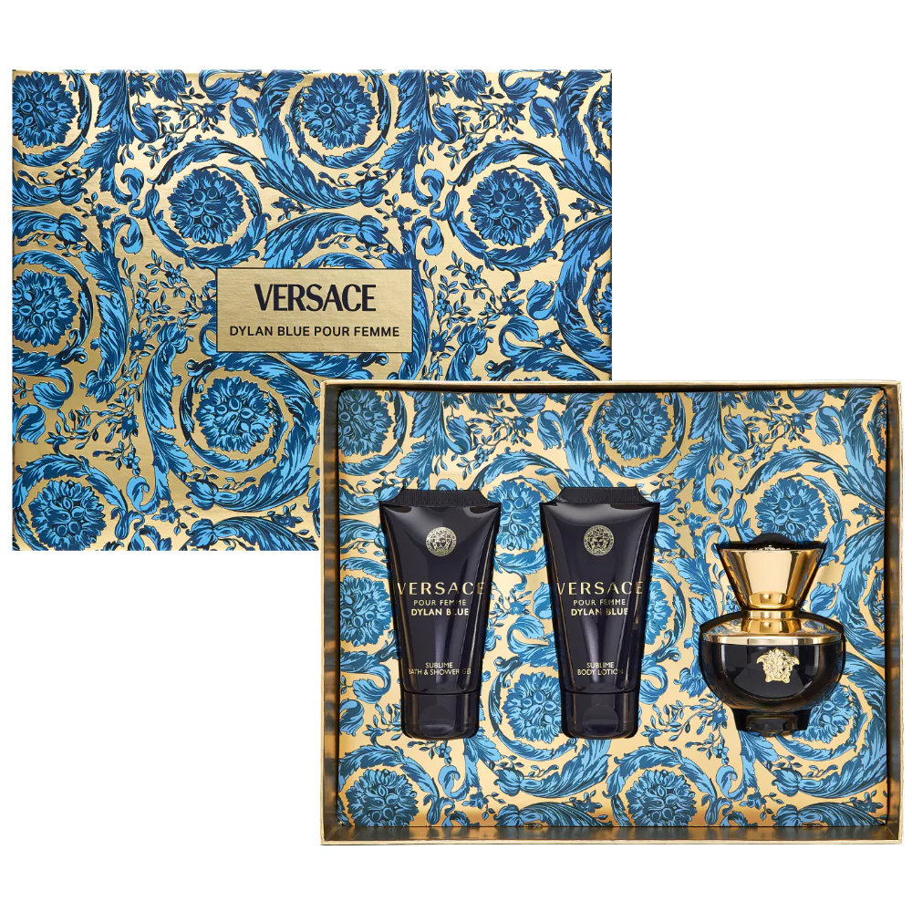 Versace Dylan Blue Pour Femme Eau De Parfum Gift Set 50ml - Image 5