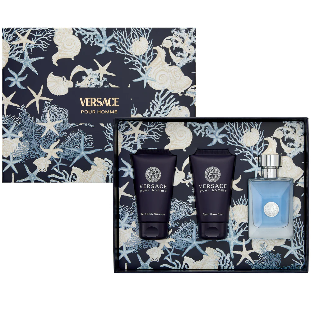 Versace Pour Homme Eau De Toilette Gift Set 50ml - Image 5