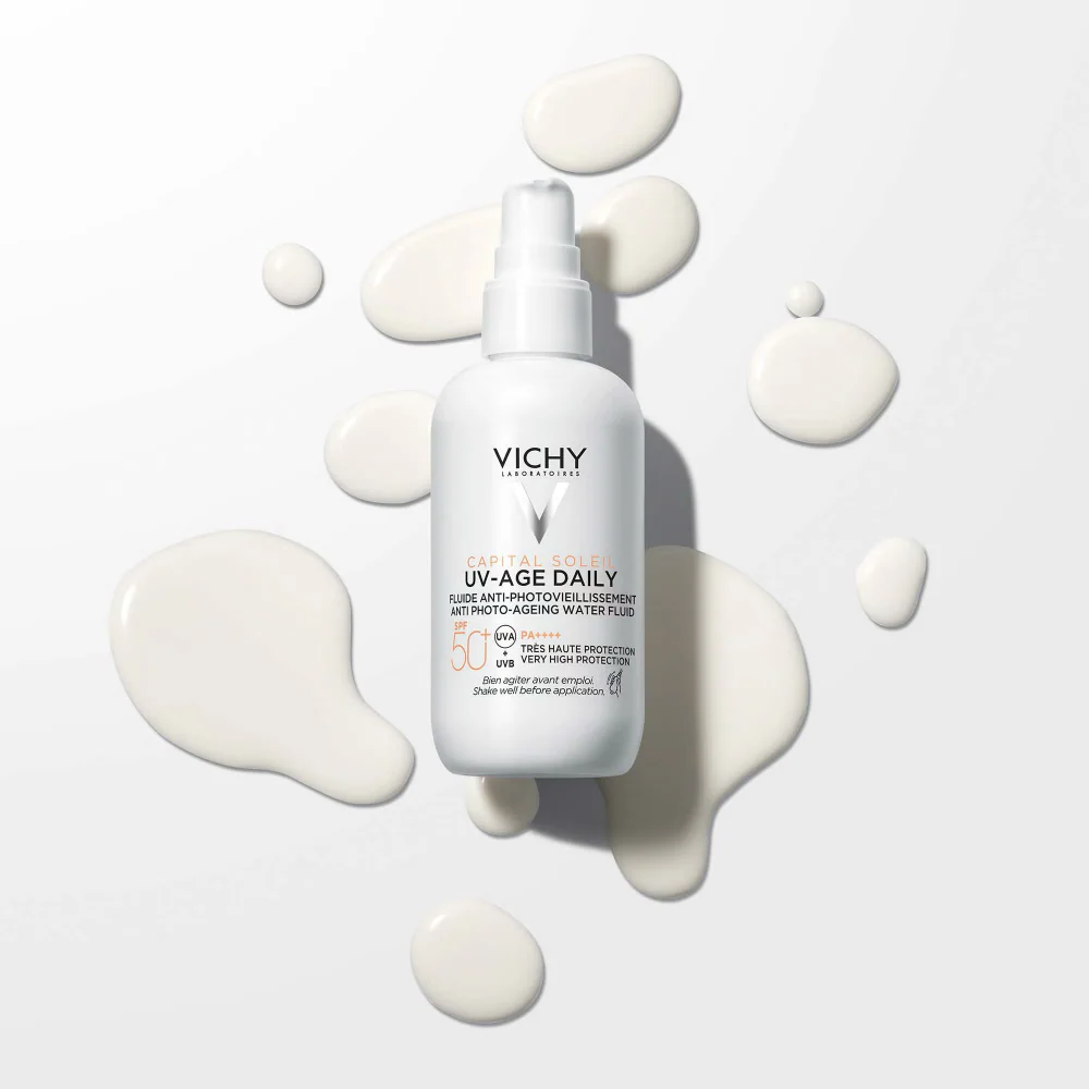Vichy Capital Soleil UV-Age Daily Anti Photo-Ageing Water Fluid PA++++ SPF50+ 80ml - Image 2