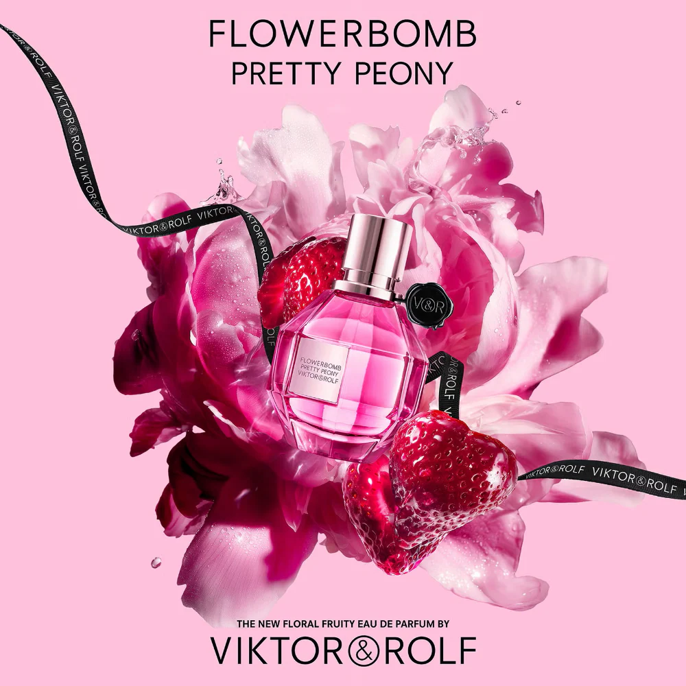 Viktor & Rolf Flowerbomb Pretty Peony Eau De Parfum 100ml - Image 4