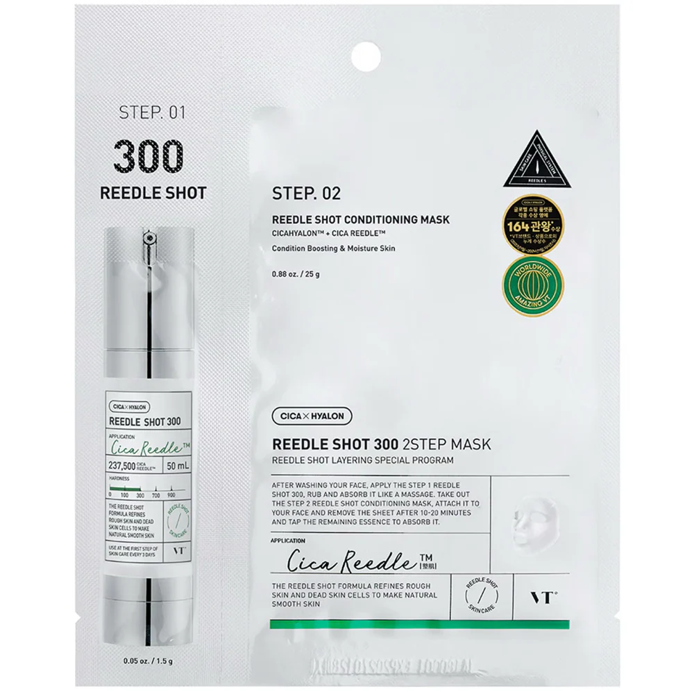 VT Cosmetics Reedle Shot 300 2-Step Mask 25g