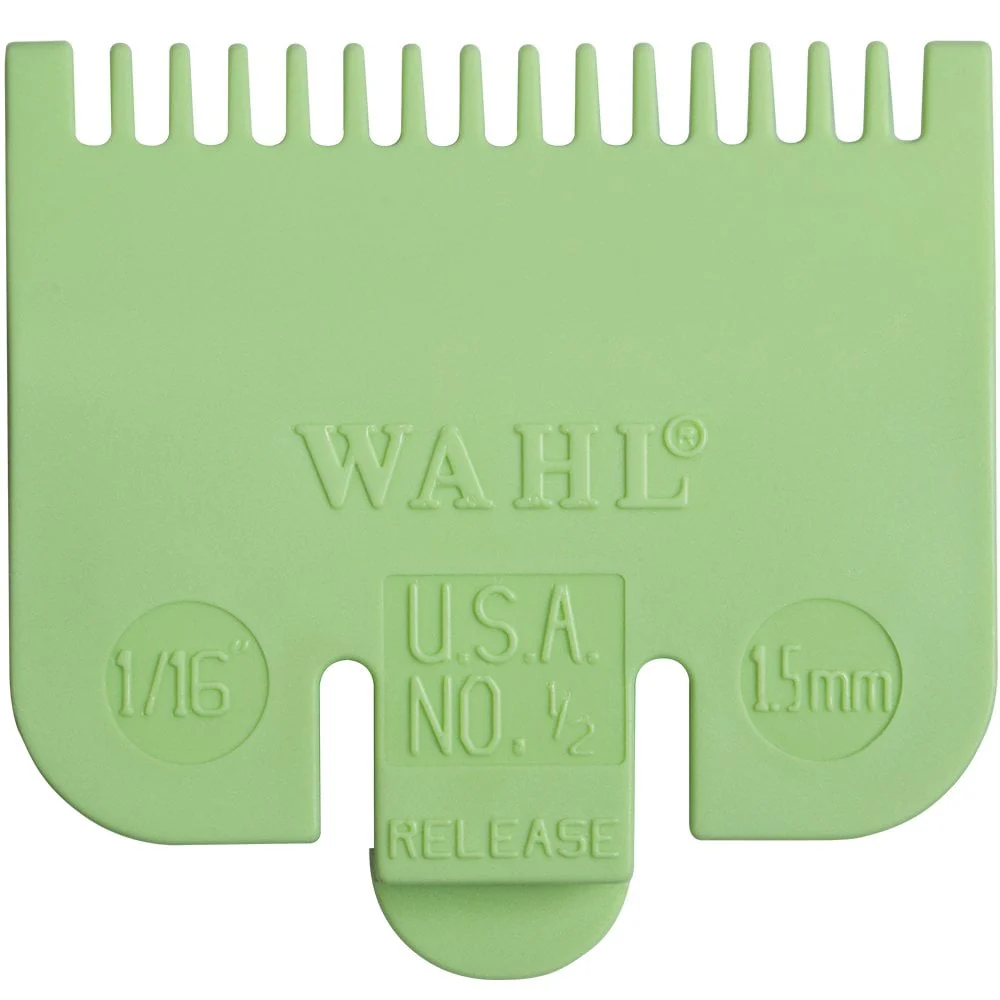 Wahl Professional No 0.5 Grade Comb Attachment 1.5mm Lime Green