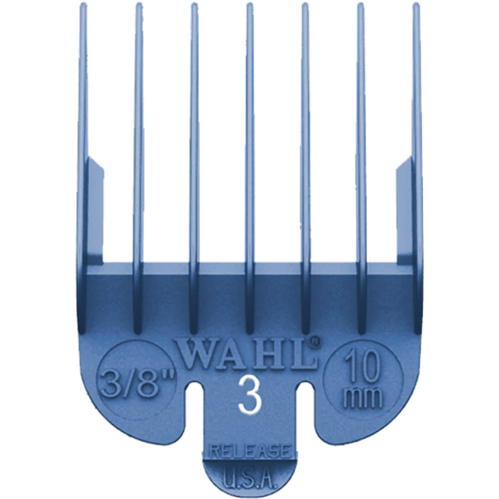 Wahl Professional No 3 Grade Comb Attachment 10mm Blue
