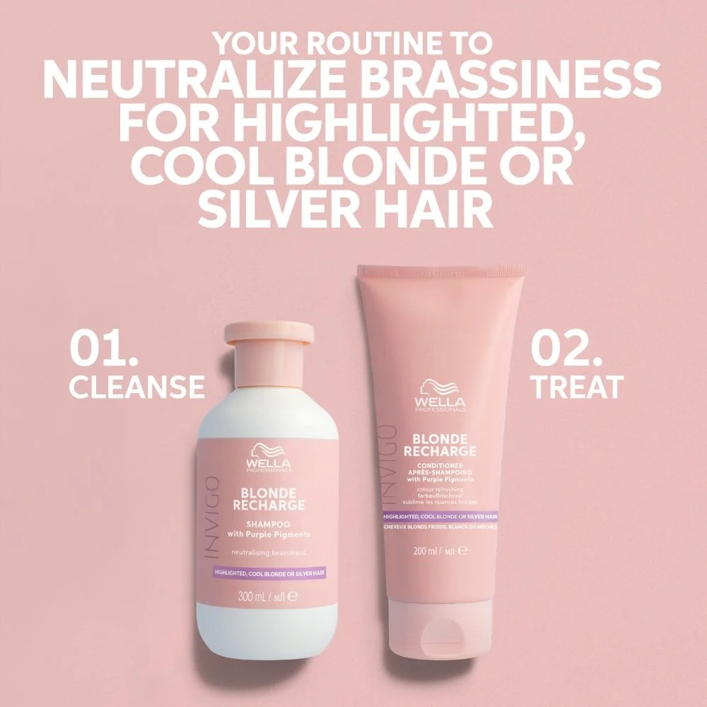 Wella Professionals Invigo Blonde Recharge Colour Refreshing Shampoo 1000ml - Image 9