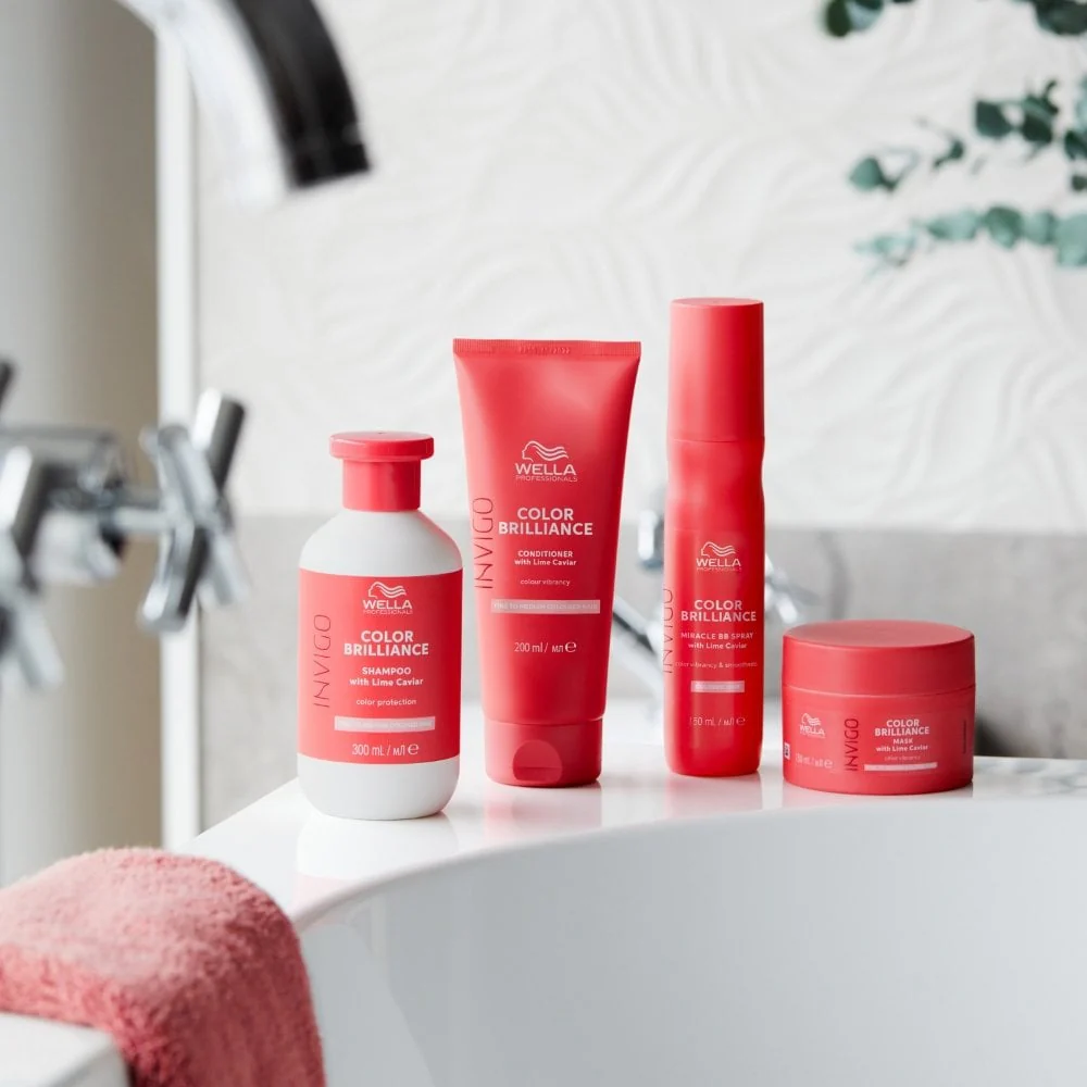 Wella Professionals Invigo Colour Brilliance Vibrant Colour Coarse Hair Shampoo 300ml & Conditioner 200ml Twin - Image 5