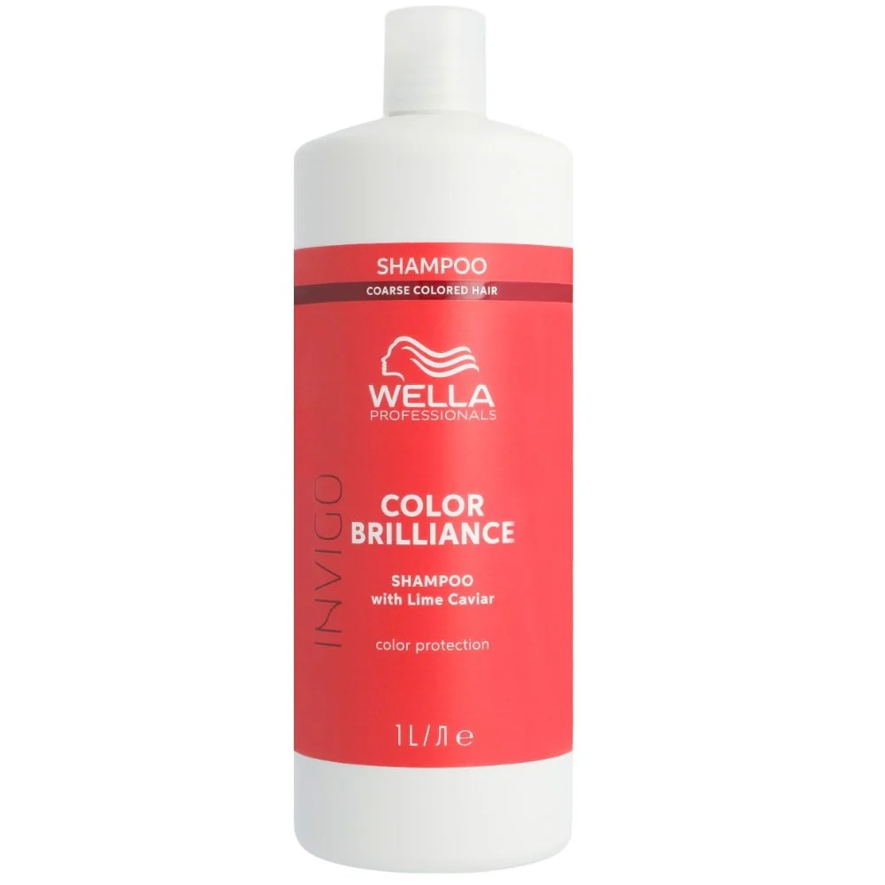 Wella Professionals Invigo Colour Brilliance Vibrant Colour Shampoo & Conditioner Coarse Hair Twin 2 x 1000ml - Image 2