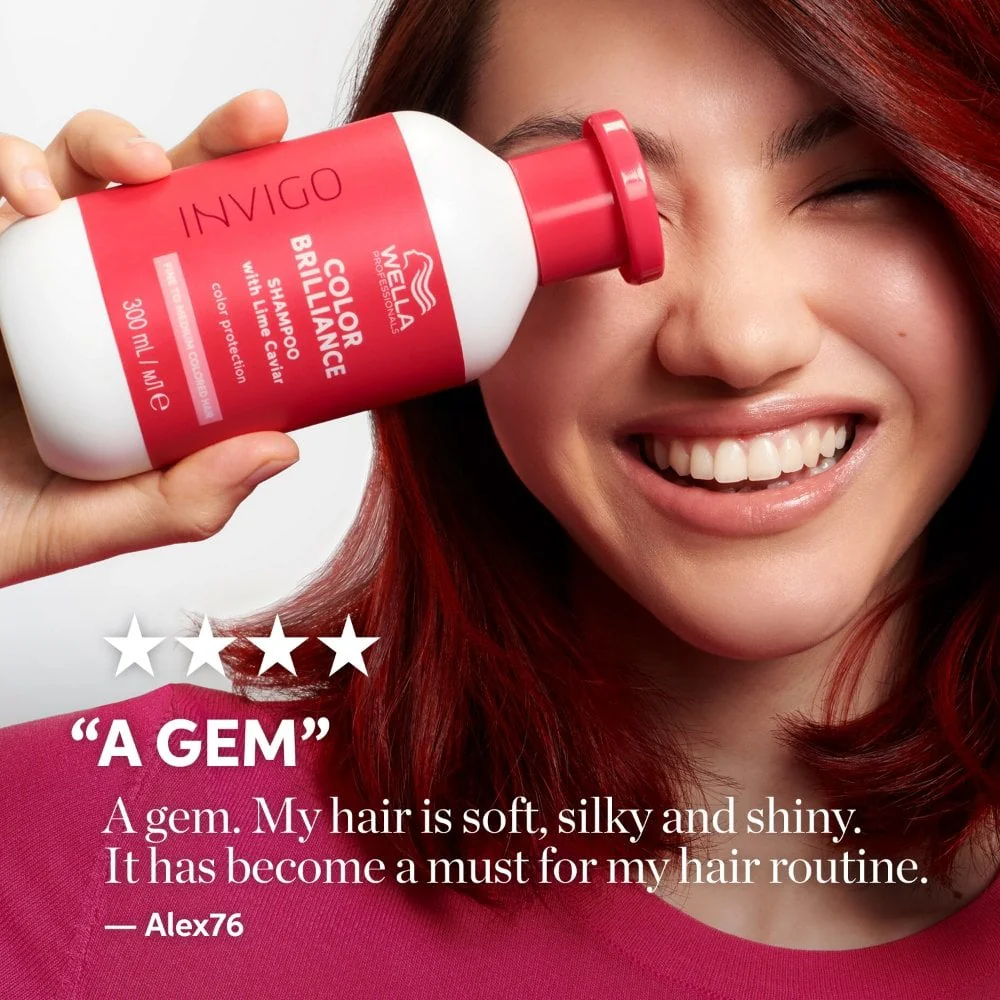 Wella Professionals Invigo Colour Brilliance Vibrant Colour Shampoo Fine/Normal Hair 1000ml - Image 9