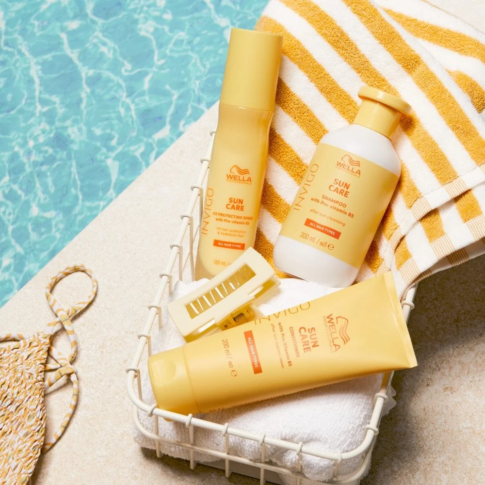 Wella Professionals Invigo Sun After Sun Pro-Vitamin B5 Cleansing Shampoo 300ml & Express Conditioner 200ml Twin - Image 5