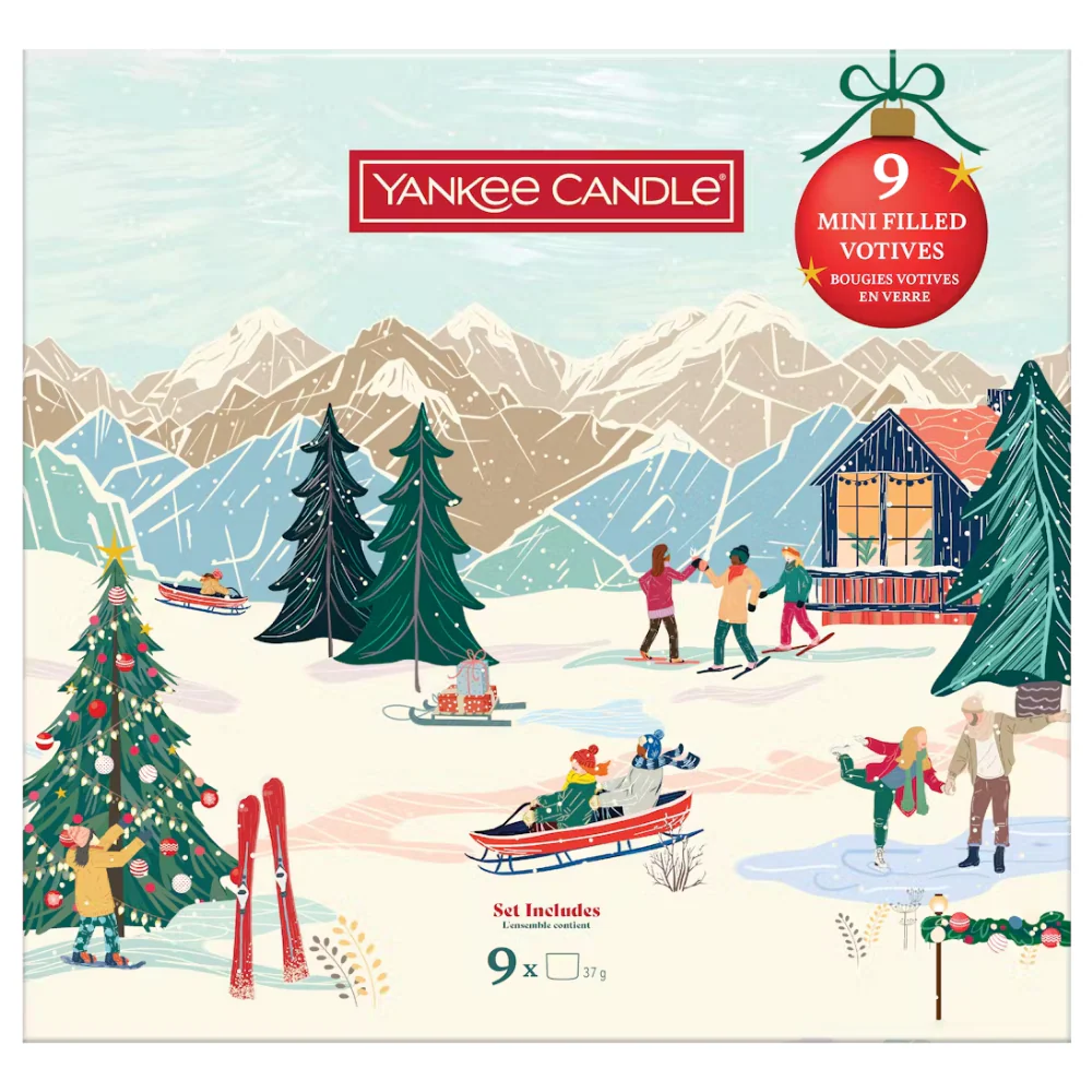 Yankee Candle Après Ski Collection 9 Filled Mini Votives Book